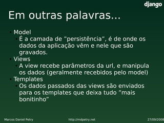 Criando websites a jato com Django