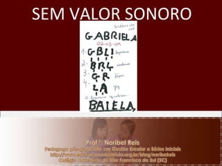 SEM VALOR SONORO 