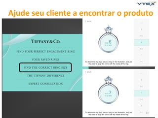 Ajude seu cliente a encontrar o produto




                                     23
 