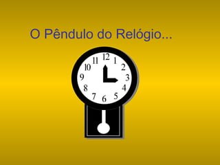 O Pêndulo do Relógio...

 