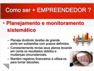Independência e autoconfiançaFonte: Empretec ONU – Marca registrada do Sebrae, no Brasil
