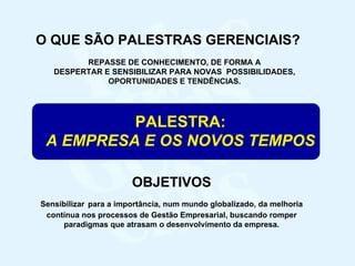 Palestra Empresa Novos Tempos(2)