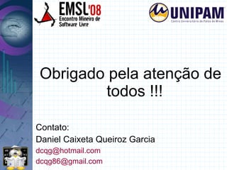 Palestra ESML 08' :Experiencia Multiterminal