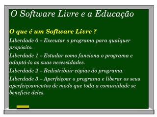 Softwares Educacionais Software Ferramenta Processador de textos 