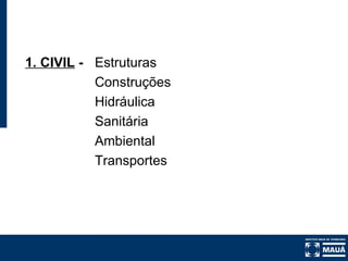 1. CIVIL  -   Estruturas Construções Hidráulica Sanitária Ambiental Transportes 