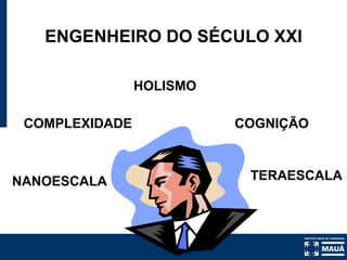 ENGENHEIRO DO SÉCULO XXI TERAESCALA NANOESCALA COMPLEXIDADE COGNIÇÃO HOLISMO 