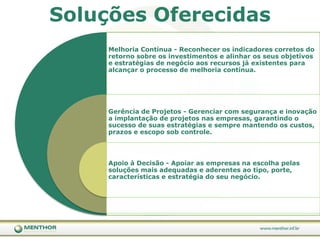 Soluções Oferecidas