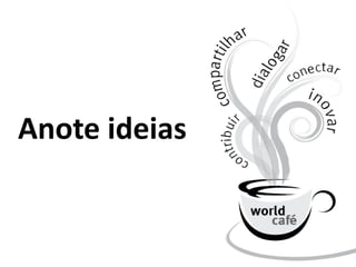 Anote ideias
 