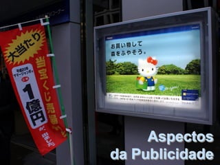 Aspectos
da Publicidade
 