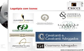 Logotipia com ícones 