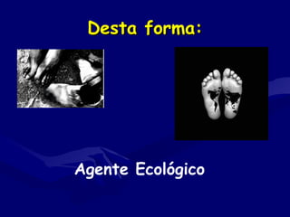 Desta forma:Desta forma:
Agente Ecológico
 