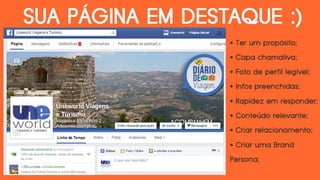 COMO FALAR DE TURISMO NO FACEBOOK