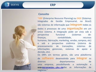 18ERPERP – O que é isso?Enterprise ResourcePlanning