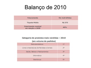 Balanço de 2010
 