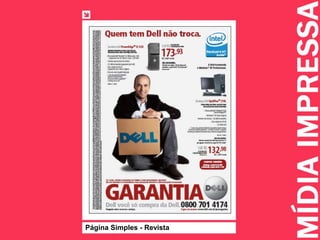 Página Simples - Revista
 