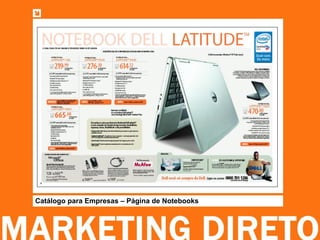 Catálogo para Empresas – Página de Notebooks
 