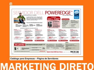 Catálogo para Empresas – Página de Servidores
 