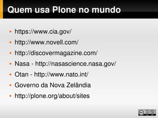 Desenvolvimento web com Python, Zope e Plone