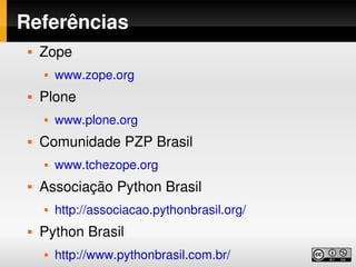 Desenvolvimento web com Python, Zope e Plone