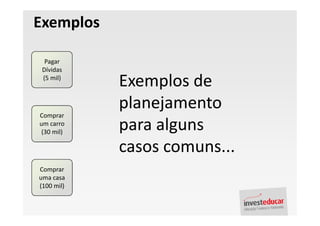 Palestra Finanças Pessoais