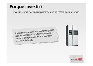 Palestra Finanças Pessoais