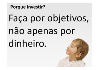 Palestra Finanças Pessoais