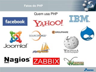Fatos do PHP

      Quem usa PHP
 