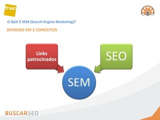 O QUE É SEM (Search Engine Marketing)? DIVIDIDO EM 2 CONCEITOS 