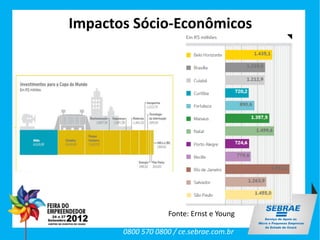 Impactos Sócio-Econômicos




                    Fonte: Ernst e Young

       0800 570 0800 / ce.sebrae.com.br
 