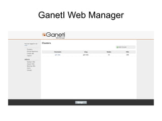 GanetI Web Manager
 