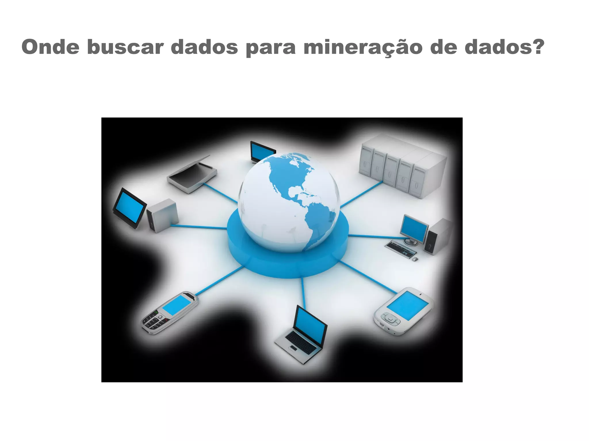 Onde buscar dados para mineração de dados?
 