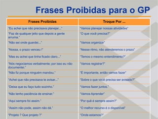 ComplexidadeO ambiente de projetos envolve sempre um grau de incerteza devidoao número de variáveis que precisam ser “controladas”Novas TecnologiasRestrição de RecursosDispersão GeográficaDiversos IntervenientesInterdependênciaFornecedores e SubcontratadosGoverno e RegulatórioTime-to-marketVITEC/Escritório de Projetos