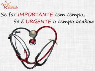 Palestra gestão do tempo