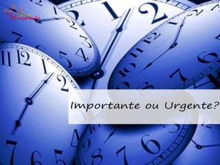 Palestra gestão do tempo