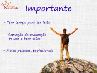 Palestra gestão do tempo