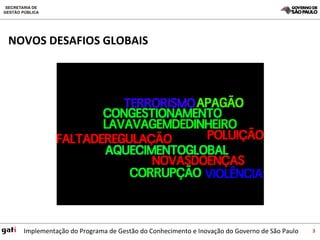 NOVOS DESAFIOS GLOBAIS 