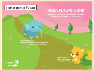 é olhar para o Futuro 