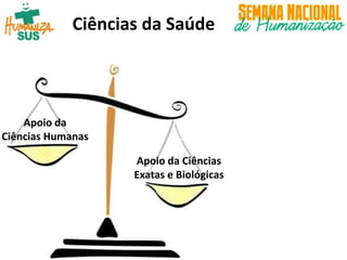 Apoio da
Ciências Humanas
Apoio da Ciências
Exatas e Biológicas
Ciências da Saúde
 