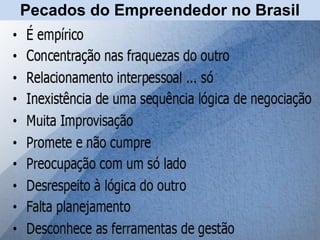 Pecados do Empreendedor no Brasil
 