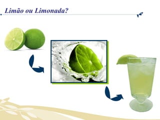 Limão ou Limonada? 