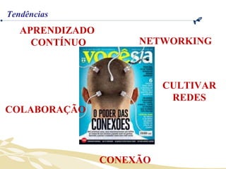 APRENDIZADO  CONTÍNUO NETWORKING CULTIVAR  REDES  CONEXÃO COLABORAÇÃO Tendências 