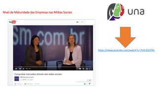 Nível de Maturidade das Empresas nas Mídias Sociais
https://www.youtube.com/watch?v=7EDLD2LTXIs
 