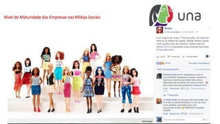 Nível de Maturidade das Empresas nas Mídias Sociais
 