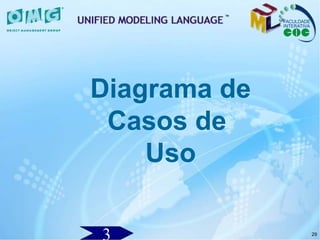 29
Diagrama de
Casos de
Uso
29
 