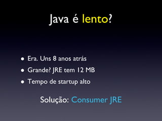 JavaFX no Falando em Java 2007 - Sergio Lopes