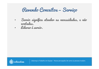 Revendo Conceitos - Autoridade 
O que é liderança? 
	  # 
		
 