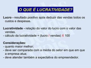 Palestra Lucratividade