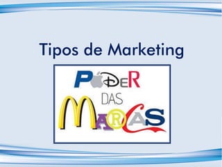 Tipos de Marketing
 