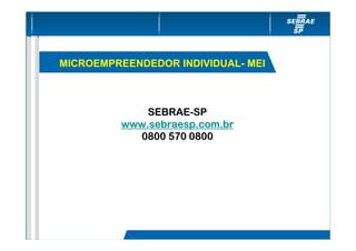 Palestra Microempreendedor Individual - MEI