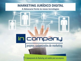 MARKETING JURÍDICO DIGITAL
A Advocacia frente às novas tecnologias
 
